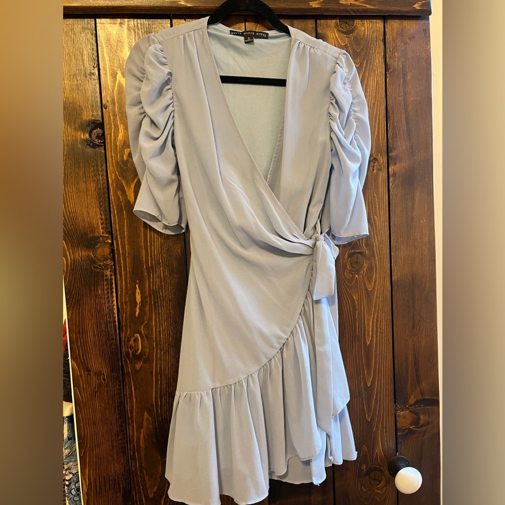 HYFVE Small Blue Wrap Dress